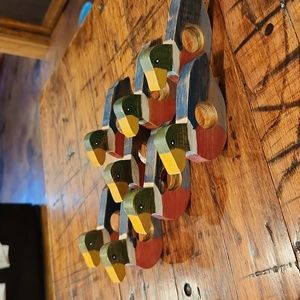 Vintage Handpainted Wooden Duck Napkin Holders